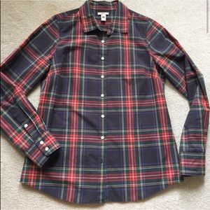Jcrew plaid top